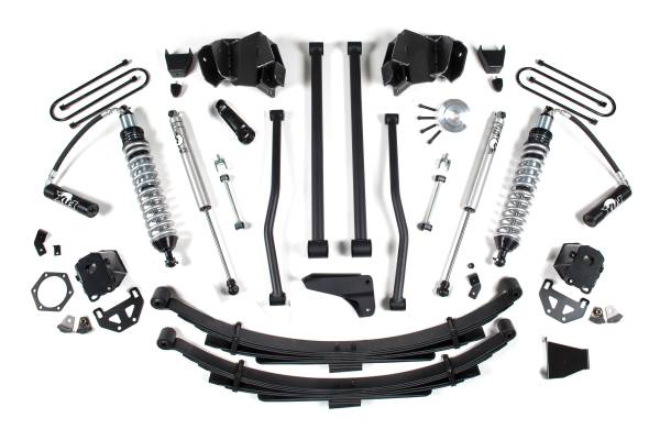 BDS Suspension - BDS 6 Inch Long Arm & FOX 2.5 Coilover Lift Kit | 2003-2007 Dodge Ram 2500/3500 4WD Diesel | w/ Rear Leaf Springs - Image 1
