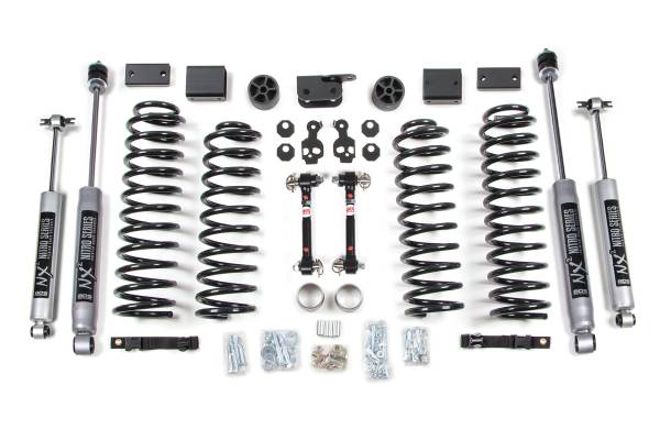BDS Suspension - BDS 3 Inch Lift Kit | 2012-2018 Jeep Wrangler JK 2-Door | NX2 Nitro Series Shocks w/ Fixed Links - Image 1
