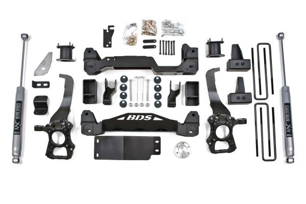 BDS Suspension - BDS 4 Inch Lift Kit | 2014 Ford F-150 4WD | 4 Inch Block Kit w/ FOX 2.0 Performance Series Shocks - Image 1