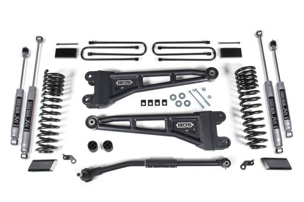 BDS Suspension - BDS 3 Inch Lift Kit w/ Radius Arms | Ford F250/F350 Super Duty (2023-2026) 4WD | FOX 2.0 Performance Series Shocks - Image 1