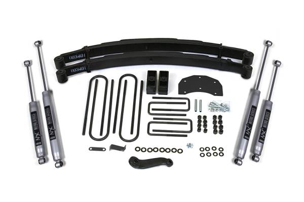 BDS Suspension - BDS 4 Inch Lift Kit | 1980-1996 Ford F350 Monobeam 4WD | w/ FOX 2.0 Performance Series Shocks - Image 1