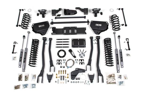 BDS Suspension - BDS 8 Inch Lift Kit w/ 4-Link | Ram 2500 (2014-2018) 4WD Diesel | FOX 2.0 Performance Series Shocks - Image 1