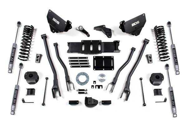 BDS Suspension - BDS 5.5 Inch Lift Kit | Ram 2500 w/ Rear Air Ride (2014-2018) 4WD Gas | w/ NX2 Nitro Series Shocks - Image 1