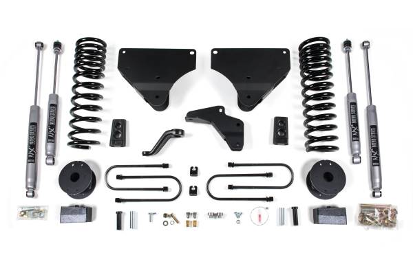 BDS Suspension - BDS 4 Inch Lift Kit | Ram 3500 w/ Rear Air Ride (2013-2018) 4WD Gas | FOX 2.0 Performance Series Shocks - Image 1