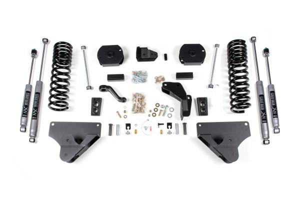 BDS Suspension - BDS 4 Inch Lift Kit | Ram 2500 Diesel 4WD (2014-2018) | Rear Coil Spacers | NX2 Nitro Series Shocks - Image 1