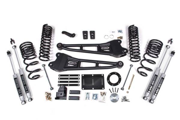 BDS Suspension - BDS 5.5 Inch Lift Kit w/ Radius Arm | Ram 2500 2014-2018 4WD Gas | FOX 2.0 Performance Series Shocks - Image 1