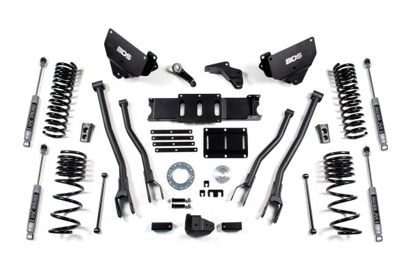 BDS Suspension - BDS 5.5 Inch 4-Link Lift Kit | Ram 2500 2014-2018 4WD Gas | FOX 2.0 Performance Series Shocks - Image 1