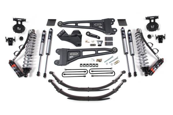 BDS Suspension - BDS 6 Inch Lift Kit w/ Radius Arm | FOX 2.5 Performance Elite Coil-Over Conversion | Ford F250/F350 Super Duty (2011-2016) 4WD Diesel | Factory 2 Inch Rear Blocks - Image 1