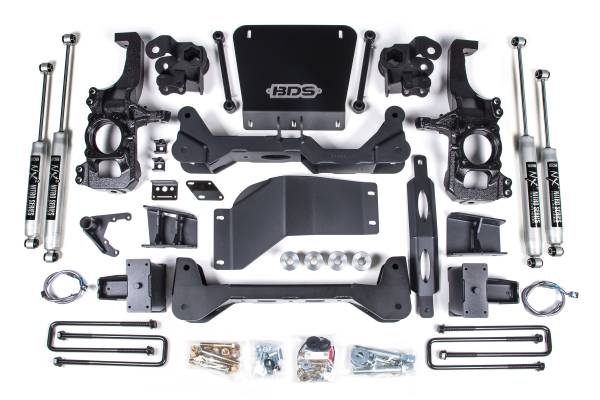 BDS Suspension - BDS 6.5 Inch Lift Kit | Chevy Silverado & GMC Sierra 2500HD/3500HD (2020-2026) 4WD | 5 In. Block w/ Overload | NX2 Nitro Series - Image 1