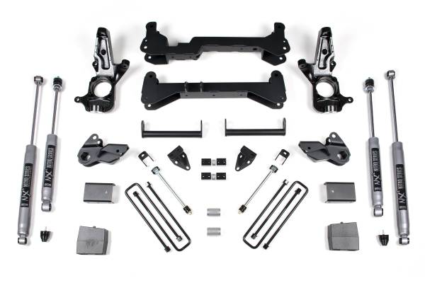 BDS Suspension - BDS 6 Inch Lift Kit | Chevy Silverado & GMC Sierra 2500HD (2001-2010) 2WD | Carrier Above Crossmember | NX2 Nitro Series - Image 1