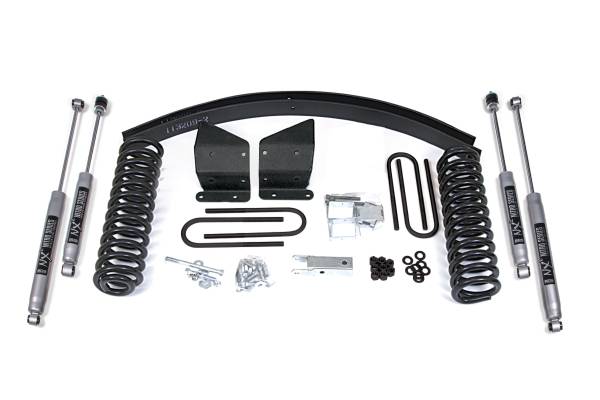 BDS Suspension - BDS 4 Inch Lift Kit | 1978-1979 Ford Bronco 4WD | Block Kit & Add-A-Leaf Rear / Staggered Front Shocks - Image 1