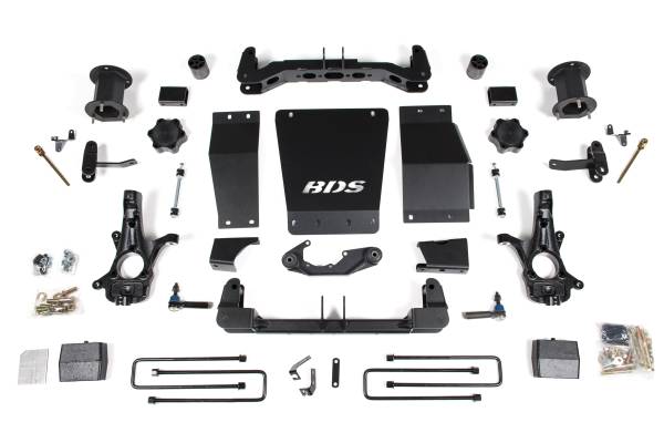 BDS Suspension - BDS 6 Inch Lift Kit | GMC Sierra 1500 (2014-2018) 4WD Magneride | Aluminum / Stamped Steel Control Arm - Image 1