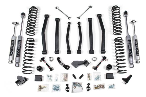 BDS Suspension - BDS 4 Inch Lift Kit | 2012-2018 Jeep Wrangler JK 2-Door | FOX 2.0 Performance Series Shocks w/ Fixed Sway Bar Links - Image 1