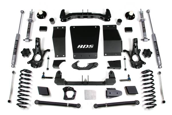 BDS Suspension - BDS 6 Inch Lift Kit | Chevy/GMC Suburban, Tahoe, Yukon/XL 1500 (2015-2019) 4WD | Cast Steel Control Arms | w/ FOX 2.0 Performance Series Shocks - Image 1
