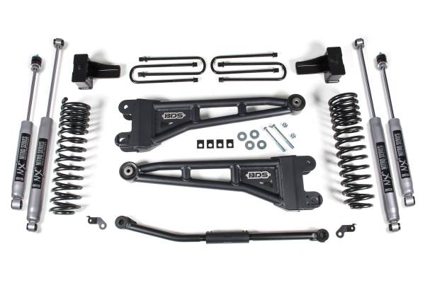 BDS Suspension - BDS 2.5 Inch Lift Kit w/ Radius Arm | Ford F250/F350 Super Duty (2011-2016) 4WD Diesel | No Rear Block | FOX 2.0 Performance Series - Image 1