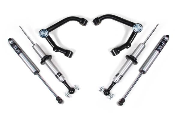 BDS Suspension - BDS 2 Inch Leveling Kit | FOX 2.0 Snap Ring Strut | Chevy Silverado & GMC Sierra 1500 (2014-2018) 4WD | Cast Steel Control Arm - Image 1