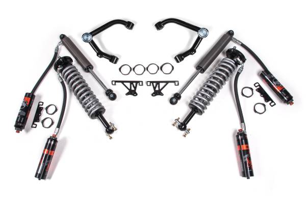BDS Suspension - BDS 2 Inch Leveling Kit | FOX 2.5 Coilover w/ Piggyback DSC | Chevy Silverado & GMC Sierra 1500 (2007-2018) 4WD | Aluminum / Stamped Steel Control Arm - Image 1