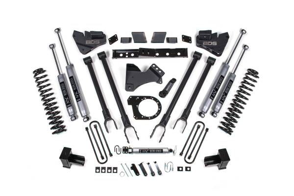 BDS Suspension - BDS 6 Inch Lift Kit | 4-Link Conversion | Ford F250/F350 Super Duty (2017-2019) 4WD Diesel | Rear Leaf Springs | FOX 2.0 Performance Series - Image 1