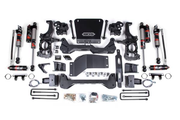 BDS Suspension - BDS 6.5 Inch Lift Kit | FOX 2.5 Performance Elite | Chevy Silverado/GMC Sierra 2500HD/3500HD (2020-2026) 4WD | 6 Inch Block Kit Without Overload - Image 1