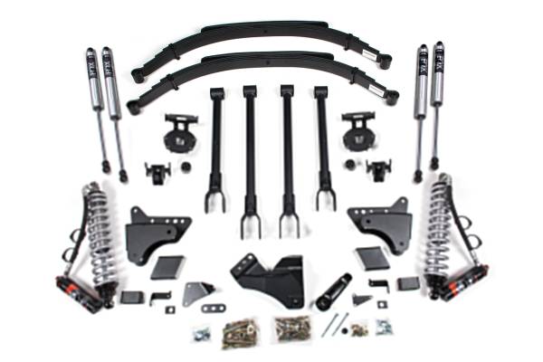BDS Suspension - BDS 6 Inch Lift Kit w/ 4-Link | FOX 2.5 Performance Elite Coil-Over Conversion | Ford F250/F350 Super Duty (2011-2016) 4WD Diesel | Factory 3 Inch Rear Blocks - Image 1