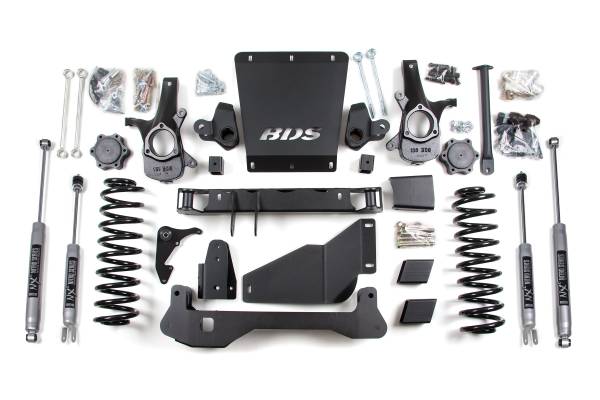 BDS Suspension - BDS 6 Inch Lift Kit | 2000-2006 Chevy/GMC Avalanche, Suburban, Tahoe, Yukon 1500 4WD | FOX 2.0 Performance Series Shocks - Image 1
