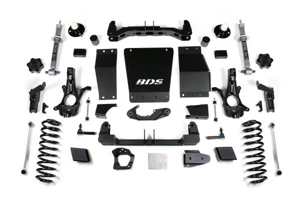 BDS Suspension - BDS 6 Inch Lift Kit | Chevy/GMC Suburban, Tahoe, Yukon/XL 1500 (2015-2019) 4WD Autoride | Aluminum / Stamped Steel Control Arms - Image 1