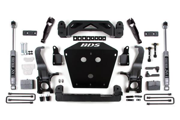 BDS Suspension - BDS 7 Inch Lift Kit | 2007-2015 Toyota Tundra 2/4WD | w/ FOX 2.0 Performance Series Rear Shocks - Image 1
