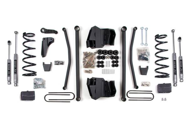 BDS Suspension - BDS 4 Inch Long Arm Lift Kit | 2008 Dodge Ram 2500 Power Wagon 4WD Gas | Block Kit | 4 Inch Axle | NX2 Nitro Series - Image 1