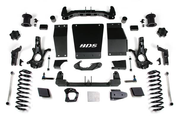 BDS Suspension - BDS 6 Inch Lift Kit | Chevy/GMC Suburban, Tahoe, Yukon/XL 1500 (2015-2019) 4WD Magneride | Cast Steel Control Arms - Image 1