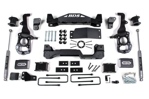 BDS Suspension - BDS 6 Inch Lift Kit | Ford F150 (2021-2026) 4WD | 4 Inch Block Kit | NX2 Nitro Series Shocks - Image 1