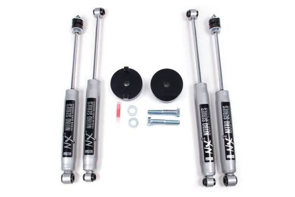 BDS Suspension - BDS 2 Inch Coil Spacer Leveling Kit | Ford F250/F350 Super Duty (2005-2016) 4WD | w/ NX2 Nitro Series Shocks - Image 1