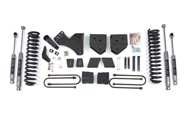 BDS Suspension - BDS 6 Inch Lift Kit | Ford F250/F350 Super Duty (2005-2007) 4WD Gas | 5 Inch Block Kit With Overload | FOX 2.0 Performance Series - Image 1