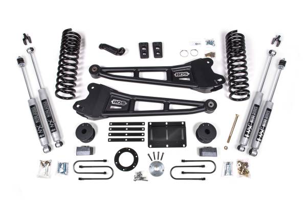 BDS Suspension - BDS 6 Inch Lift Kit w/ Radius Arm | Ram 3500 Diesel w/ Rear Air Ride (2013-2018) 4WD | FOX 2.0 Performance Series - Image 1