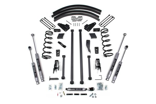 BDS Suspension - BDS 4.5 Inch Long Arm Lift Kit | Dodge Ram 2500/3500 (1994-1999) 4WD | Block Kit With Factory Overload | NX2 Nitro Series - Image 1