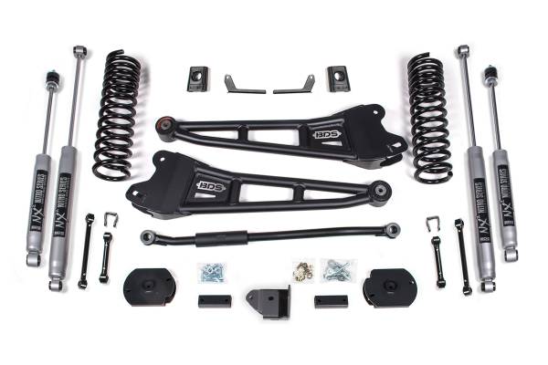BDS Suspension - BDS 3 Inch Lift Kit | Ram 2500 Diesel w/ Rear Air Ride (2014-2018) 4WD | FOX 2.0 Performance Series Shocks - Image 1