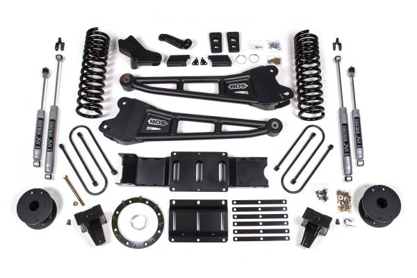 BDS Suspension - BDS 6 Inch Lift Kit w/ Radius Arm | Ram 3500 Rear Air Ride (2019-2024) 4WD Diesel | 8-Bolt | FOX 2.0 Performance Series - Image 1