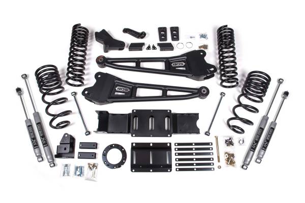 BDS Suspension - BDS 4 Inch Lift Kit w/ Radius Arm | Ram 2500 (2019-2026) 4WD Gas | FOX 2.5 Performance Elite Shocks - Image 1