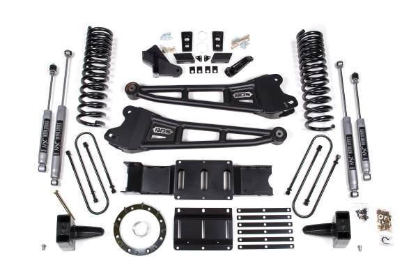 BDS Suspension - BDS 6 Inch Lift Kit w/ Radius Arm | Ram 3500 Diesel (2019-2024) 4WD | No Rear Overload | 8-Bolt (Aisin) | FOX 2.5 Performance Elite - Image 1
