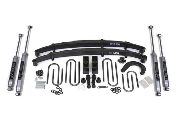 BDS Suspension - BDS 4 Inch Lift Kit | Chevy/GMC 1/2 Ton Truck & SUV (1973-1976) 4WD | 4 Inch Block Kit | NX2 Nitro Series - Image 1