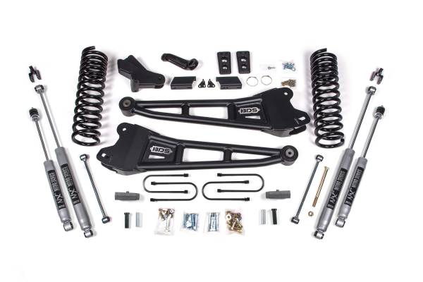BDS Suspension - BDS 4 Inch Lift Kit w/ Radius Arm | Ram 3500 (2013-2018) 4WD Gas | NX2 Nitro Series Shocks - Image 1