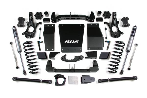 BDS Suspension - BDS 6.5 Inch Lift Kit | 2015-2020 Chevy/GMC Suburban, Tahoe, Yukon 1500 4WD | Cast Steel Control Arms | NX2 Nitro Series - Image 1