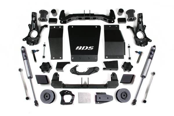 BDS Suspension - BDS 4.5 Inch Lift Kit | Chevy/GMC Suburban, Tahoe, Yukon 1500 (2015-2020) 4WD | Aluminum / Stamped Steel Control Arms | FOX 2.0 Performance Series Shocks - Image 1