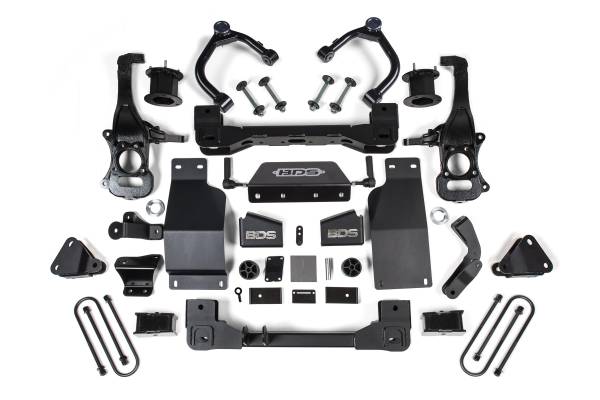 BDS Suspension - BDS 4 Inch Lift Kit | Adaptive Ride Control Only | 2025-2026 Chevy Silverado High Country & GMC Denali 1500 4WD Diesel - Image 1
