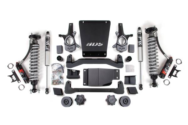 BDS Suspension - BDS 4 Inch Lift Kit | FOX 2.5 Performance Elite Coil-Over | 2007-2014 Chevy/GMC Avalanche, Suburban, Tahoe, Yukon 1500 4WD | 2 Inch Rear Coil Spacer - Image 1