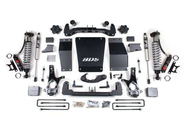 BDS Suspension - BDS 6 Inch Lift Kit | Block Kit | FOX 2.5 Performance Elite Coilover | Cast Steel Control Arms | Chevy Silverado / GMC Sierra 1500 (2014-2018) 4WD - Image 1