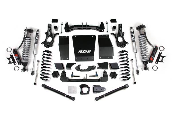 BDS Suspension - BDS 6 Inch Lift Kit | FOX 2.5 Performance Elite Coilover | Chevy/GMC Suburban, Tahoe, Yukon/XL 1500 (2015-2019) 4WD | Cast Steel Control Arm - Image 1
