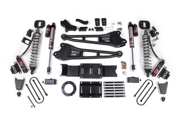 BDS Suspension - BDS 6 Inch Lift Kit w/ Radius Arm | FOX 2.5 Coil-Over Conversion Performance Elite | Ram 3500 (2019-2024) 4WD Diesel | 5in Block w/ Overload | FOX 2.0 Hydro Bump Stop | 6-Bolt - Image 1