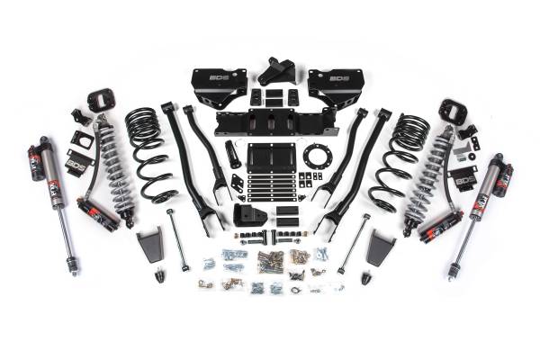 BDS Suspension - BDS 6 Inch 4-Link Lift Kit w/ FOX 2.5 Performance Elite Coil-Over Conversion | Ram 2500 (2019-2024) 4WD Diesel | FOX 2.0 Hydro Bump Stop - Image 1