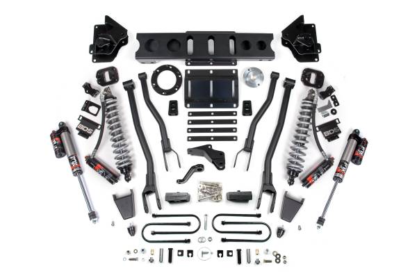 BDS Suspension - BDS 4 Inch 4-Link Lift Kit w/ FOX 2.5 Performance Elite Coil-Over Conversion | Ram 3500 4WD Diesel (2013-2018) | Rubber Bump Stop | 6-Bolt - Image 1