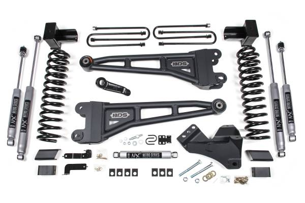 BDS Suspension - BDS 5 Inch Lift Kit w/ Radius Arm | Ford F350 Super Duty DRW (2023-2026) 4WD Gas | NX2 Nitro Series Shocks - Image 1